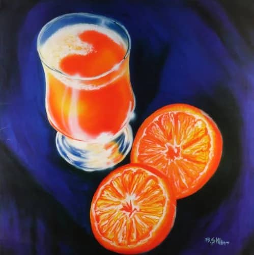 Orangen glas — Gustav Klimt