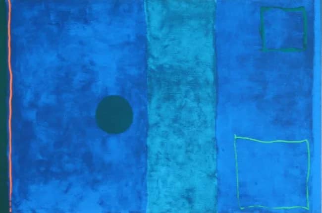 Blue Painting —  Heron P.