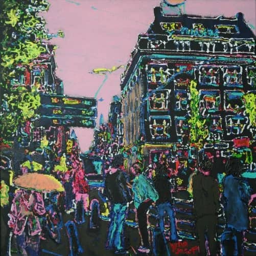 Leidseplein waiting — Wim Streep
