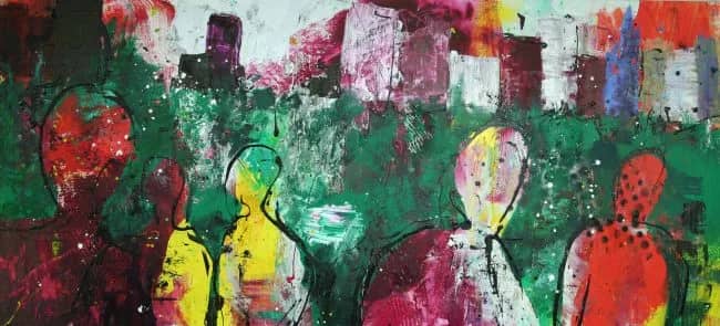 Walking in Central Park II — Jens Olsen