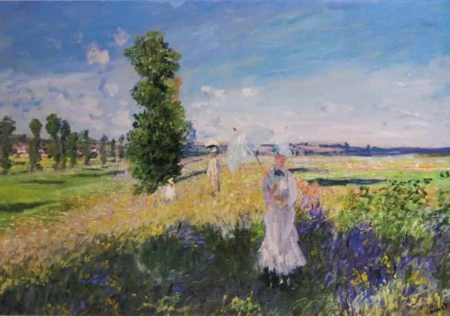 La promenade — Claude Monet