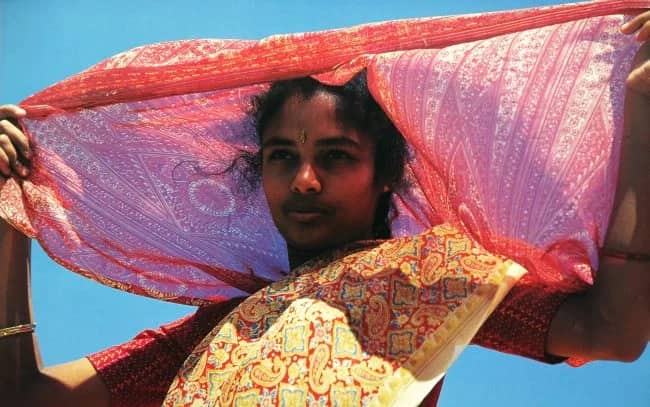 Tamil girl in crimson —  Prior