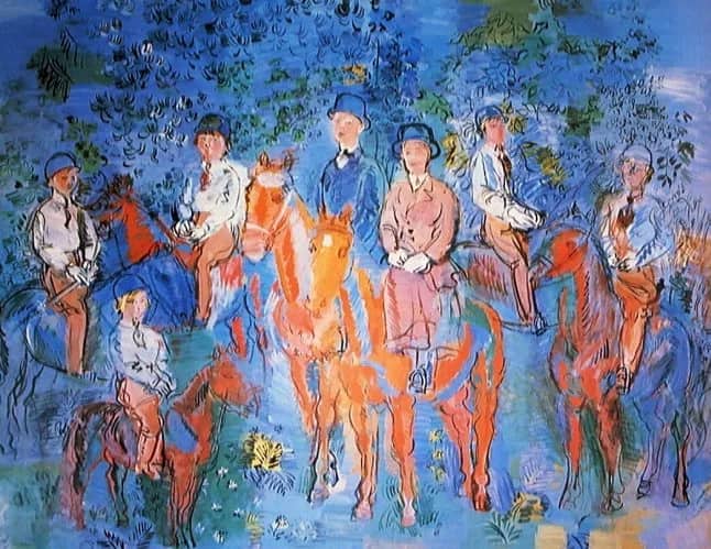 Caval. sous bois —  Dufy