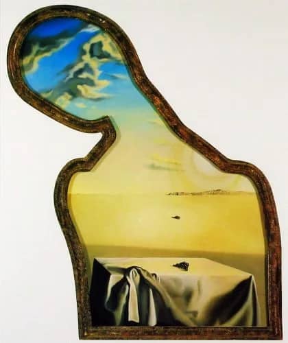 Hoofd in de wind —  Salvador Dali
