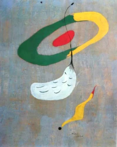Floating forms — Joan Miro