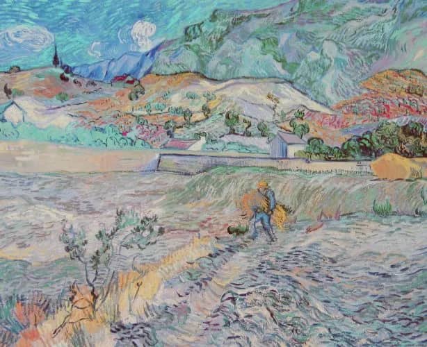 Landscape at st.remy —  Van Gogh