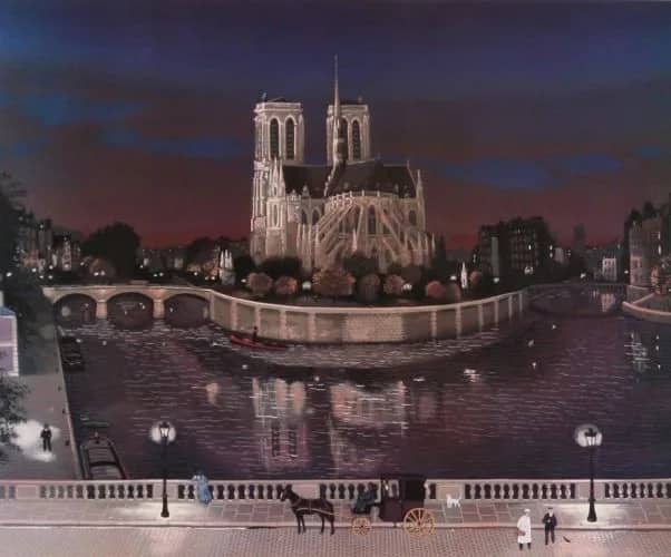Notre dame la nuit —  Delacroix