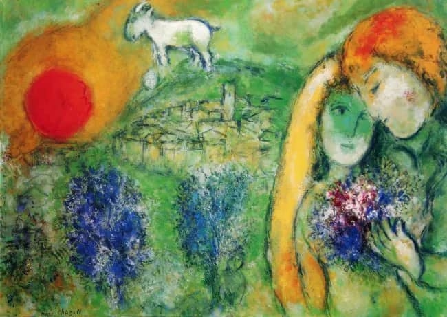 Amoureux de vence —  Chagall