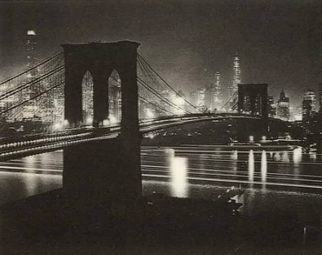 Brookl. br. at night —  Feininger