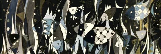 Poissons noir et gris —  Wentzeis