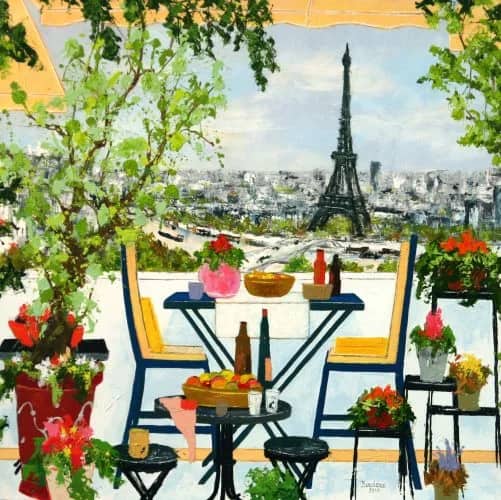 Terasse Fleuri sur —  Borderie
