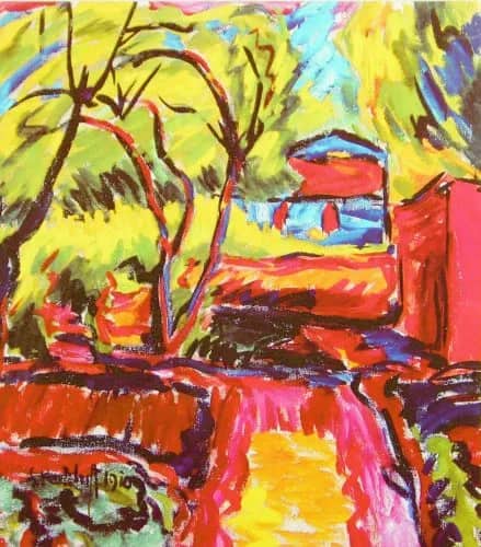 Haus unter baumen —  Rottluff