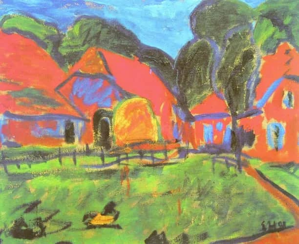 Rote hauser —  Heckel