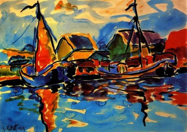 Vareler hafen —  Rottluff