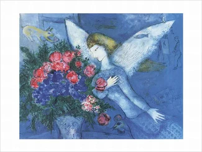 L"ange bleu —  Chagall