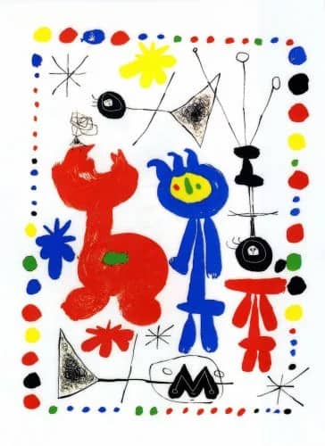 Personn. et oiseaux — Joan Miro