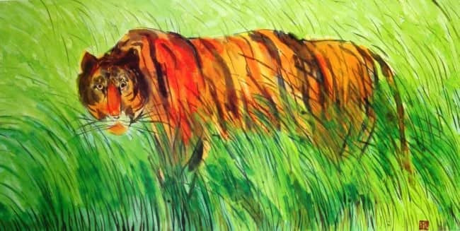 Tiger —  Walasse Ting