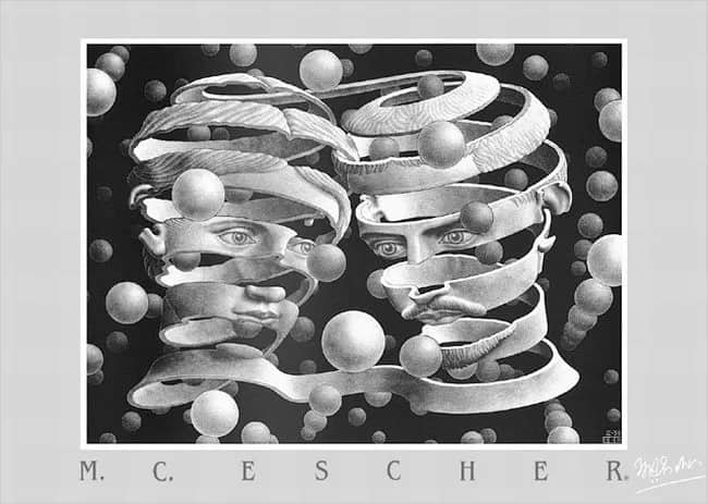 Band ohne ende —  Escher