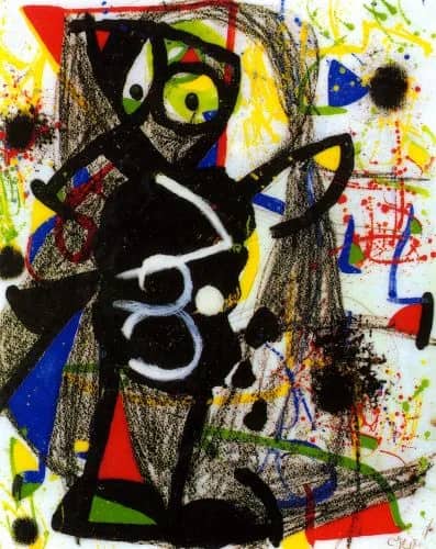 Femme et oiseau — Joan Miro