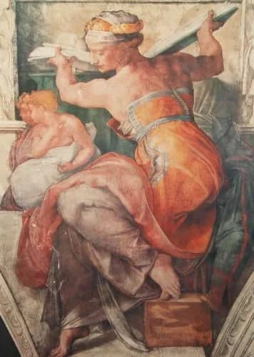 Libyan sibyl     2hp —  Michelange