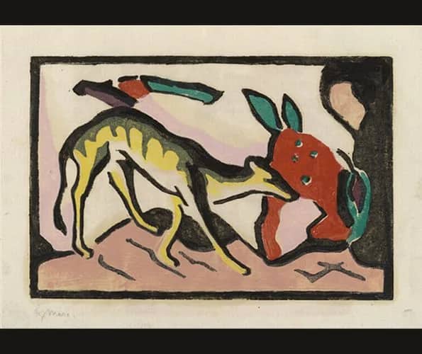 Fabeltier,1912 —  F. Marc