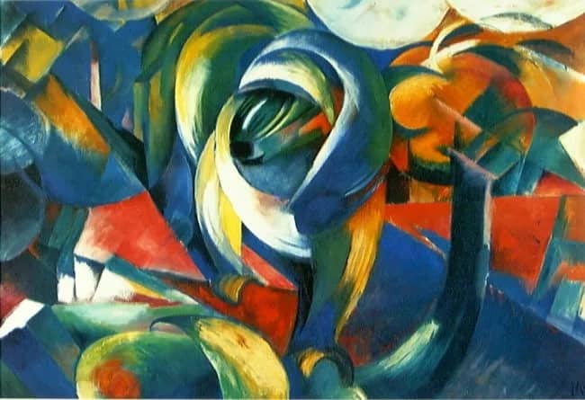 Der mandrill —  F. Marc