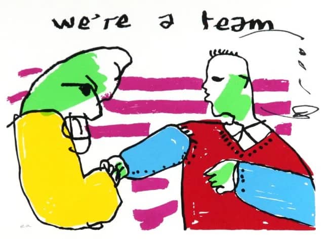 We"re a team —  Herman Brood