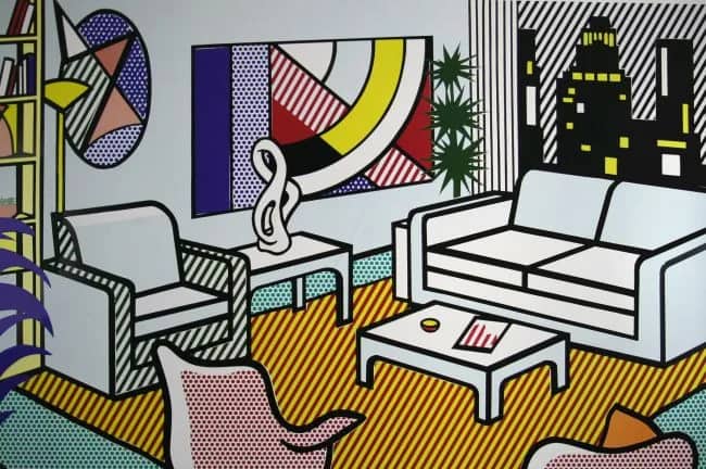 Interior with Skyline   2 HP — Roy Lichtenstein