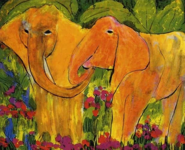 Elephants        2hp —  Walasse Ting