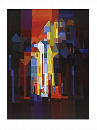 Stadt bei Nacht — Ton Schulten