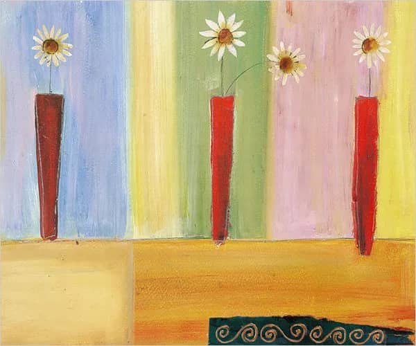 Dasies in red —  Sangita