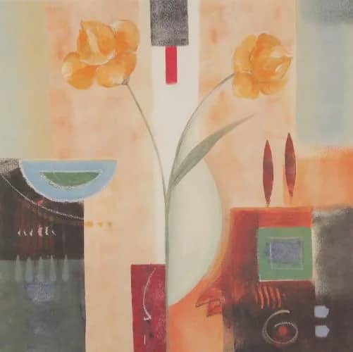 Twee gele bloemen —  Gockel