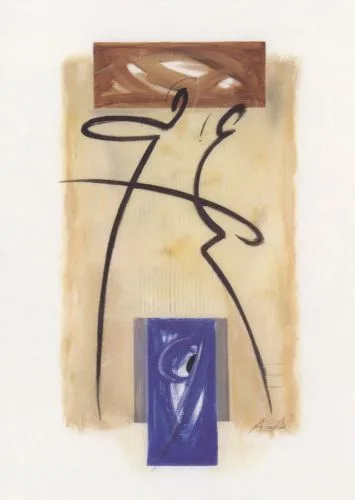 Abstract blauw —  Gockel