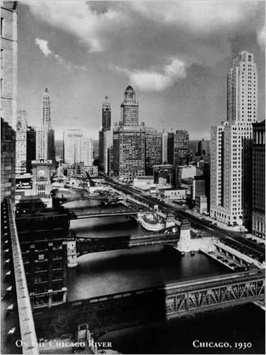 On the Chicago River —  Anoniem