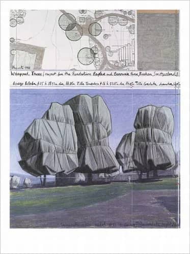Wrapped trees nr. II —  Christo
