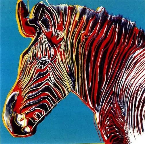 Grevy"s Zebra — Andy Warhol
