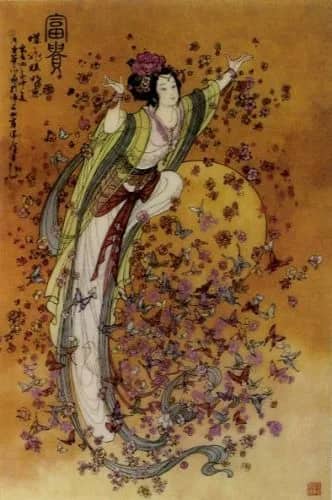 Goddess of Wealth — Unknow artist Anonymous
