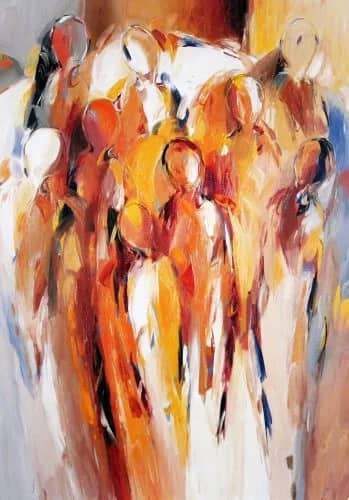 Menschen im licht I — Karin Haslinger