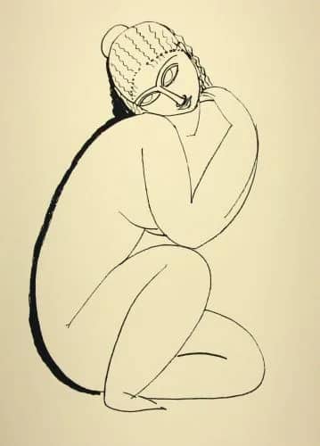 Nudo Accosciato, 1910 —  Modigliani