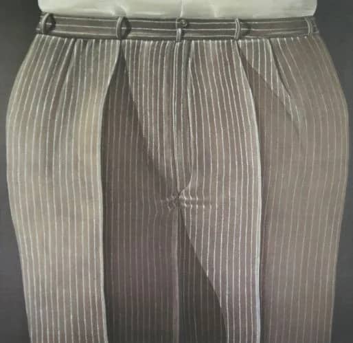 Striped Trousers — Domenico Gnoli