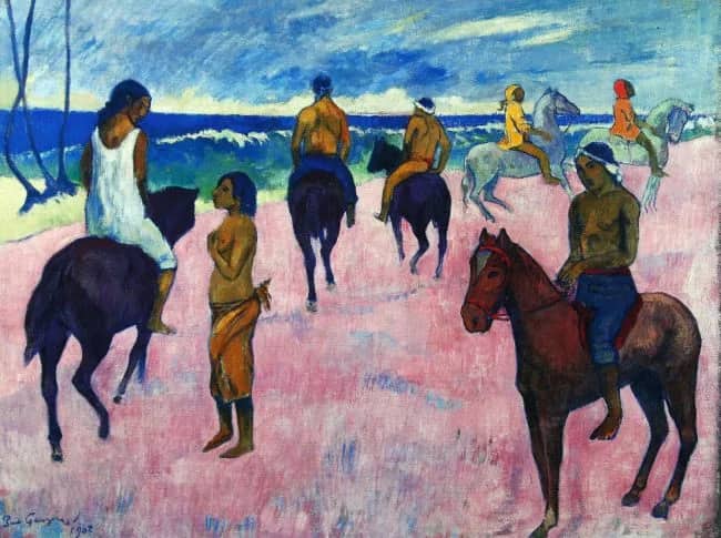 Cavalli in Spiaggia —  Gauguin