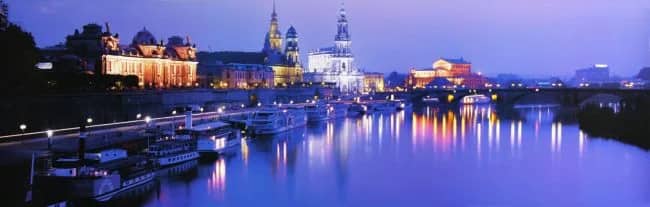 River Elbe and Dresden Skyline —  John Lawrence