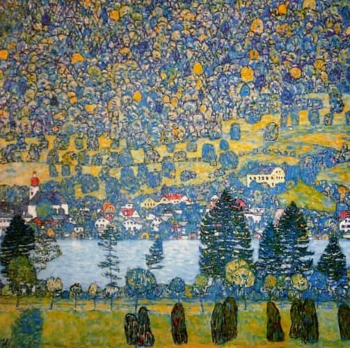 Pendio montano a Unterach — Gustav Klimt