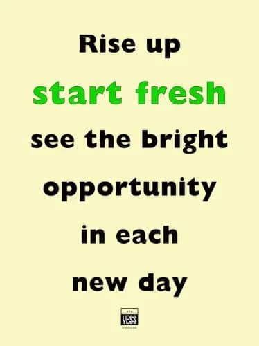 Start fresh —  Big Yess Productions