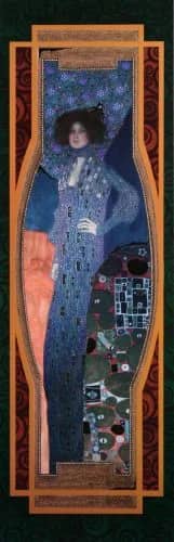 Lady in pink — Gustav Klimt