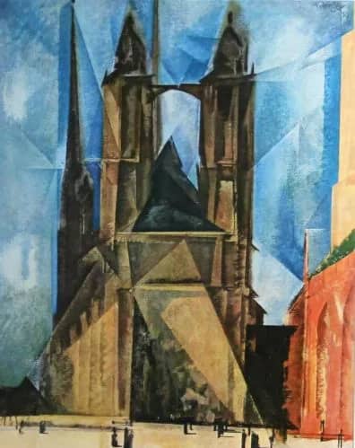 Die marktkirche —  Feininger