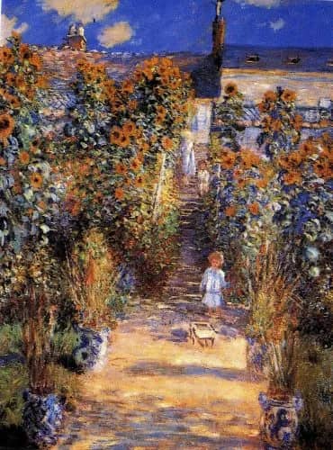 Artist"s garden — Claude Monet
