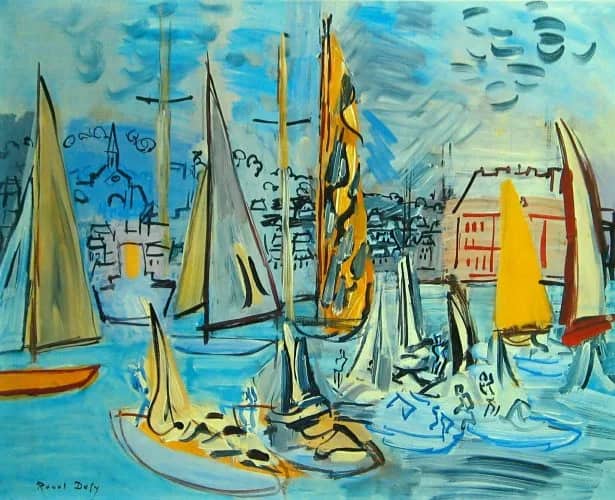 Voiliers a trouville —  Dufy