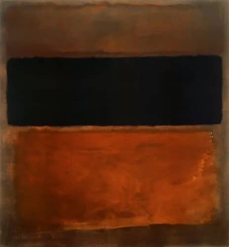 Brown, black... 2HP — Marc Rothko