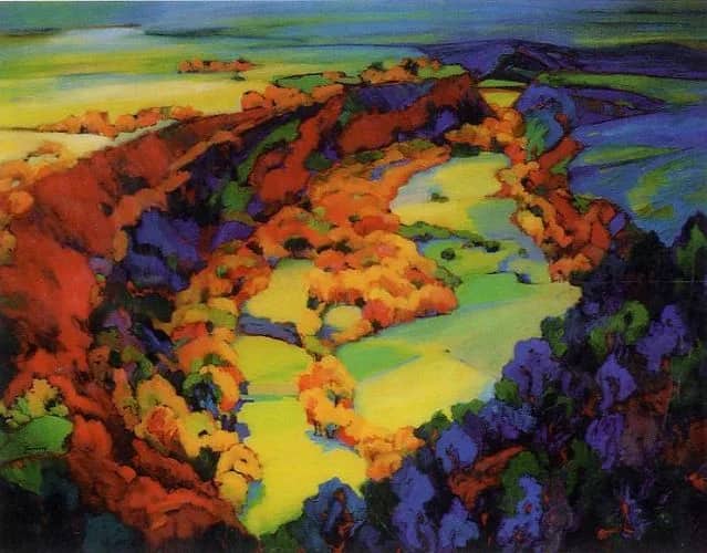 Looking west —  Zaring